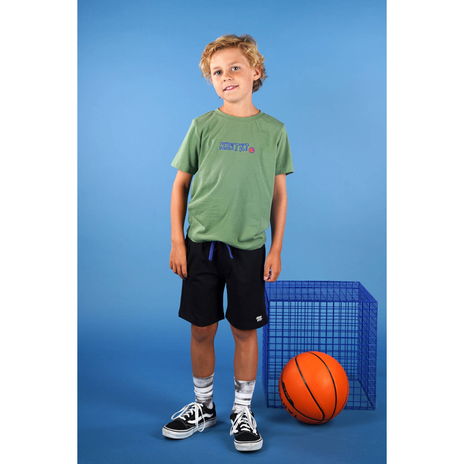 Moodstreet T-shirt kaki