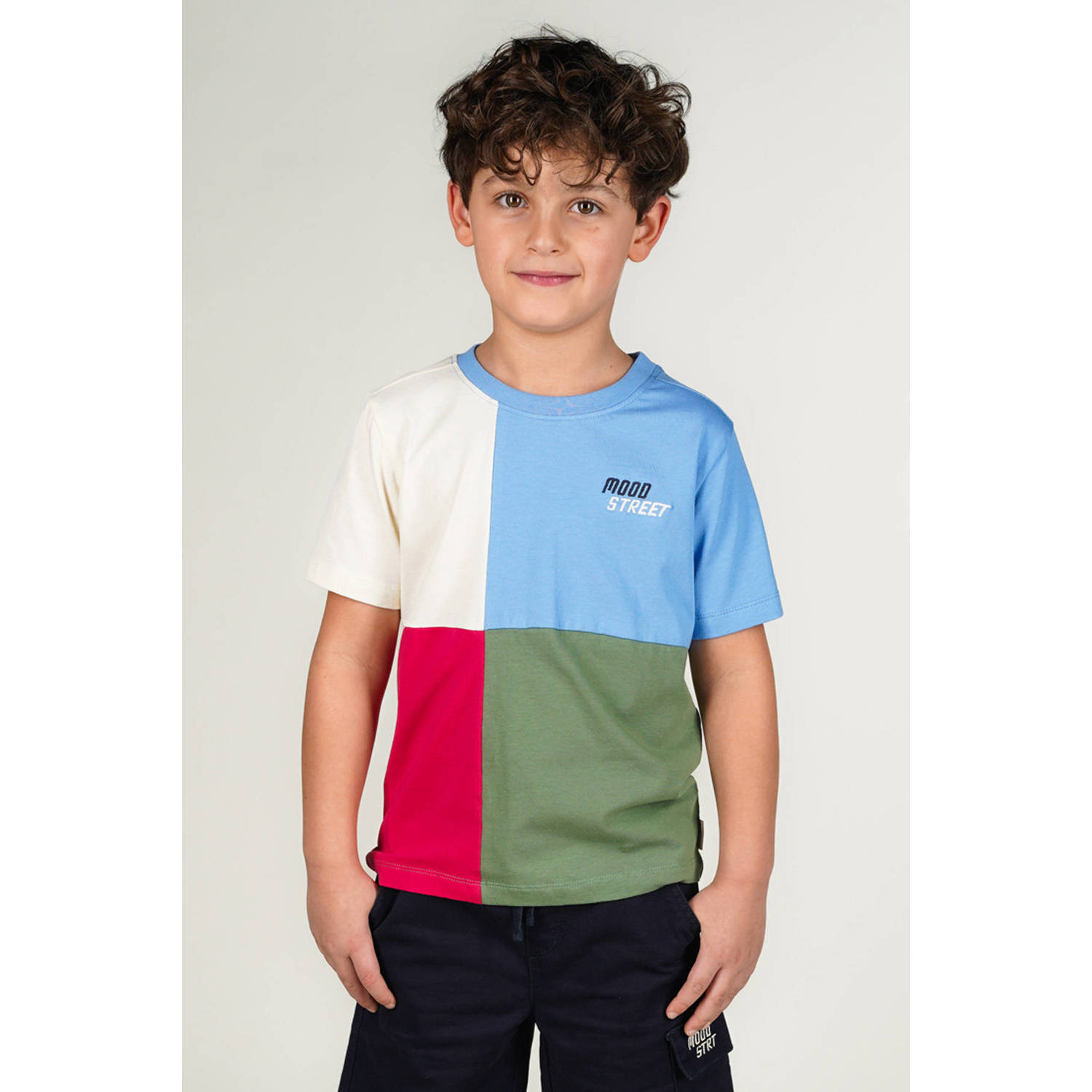 Moodstreet T-shirt blauw
