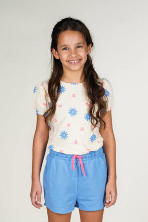 regular sweatshort blauw