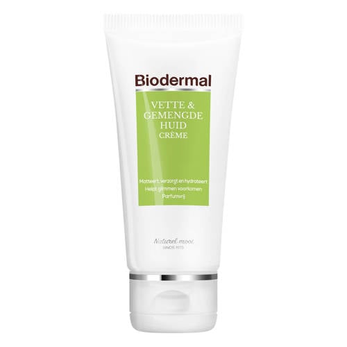 Wehkamp Biodermal Vette & Gemengde Huid crème - 50 ml aanbieding