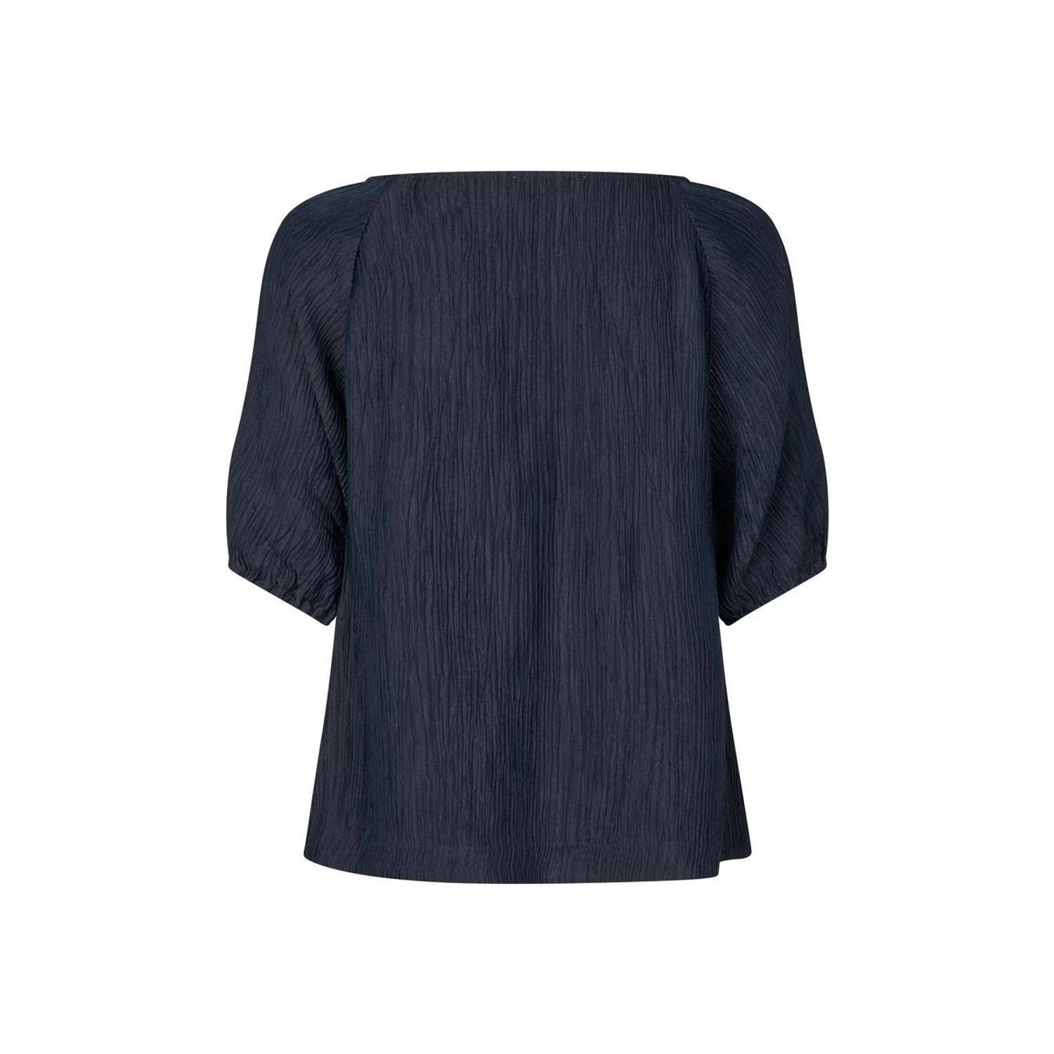 Modström top donkerblauw