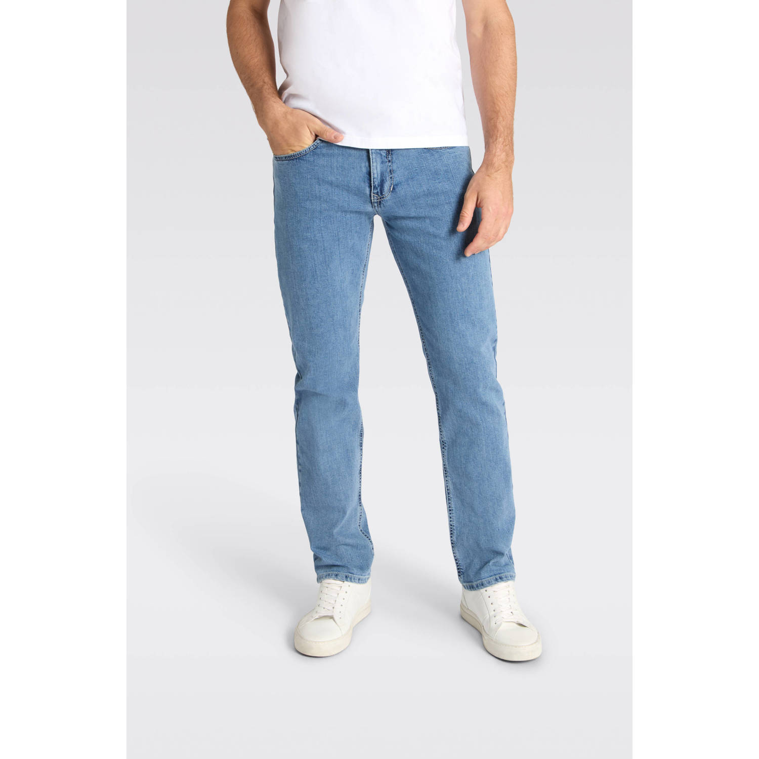 MAC Arne regular fit jeans light indigo bleach