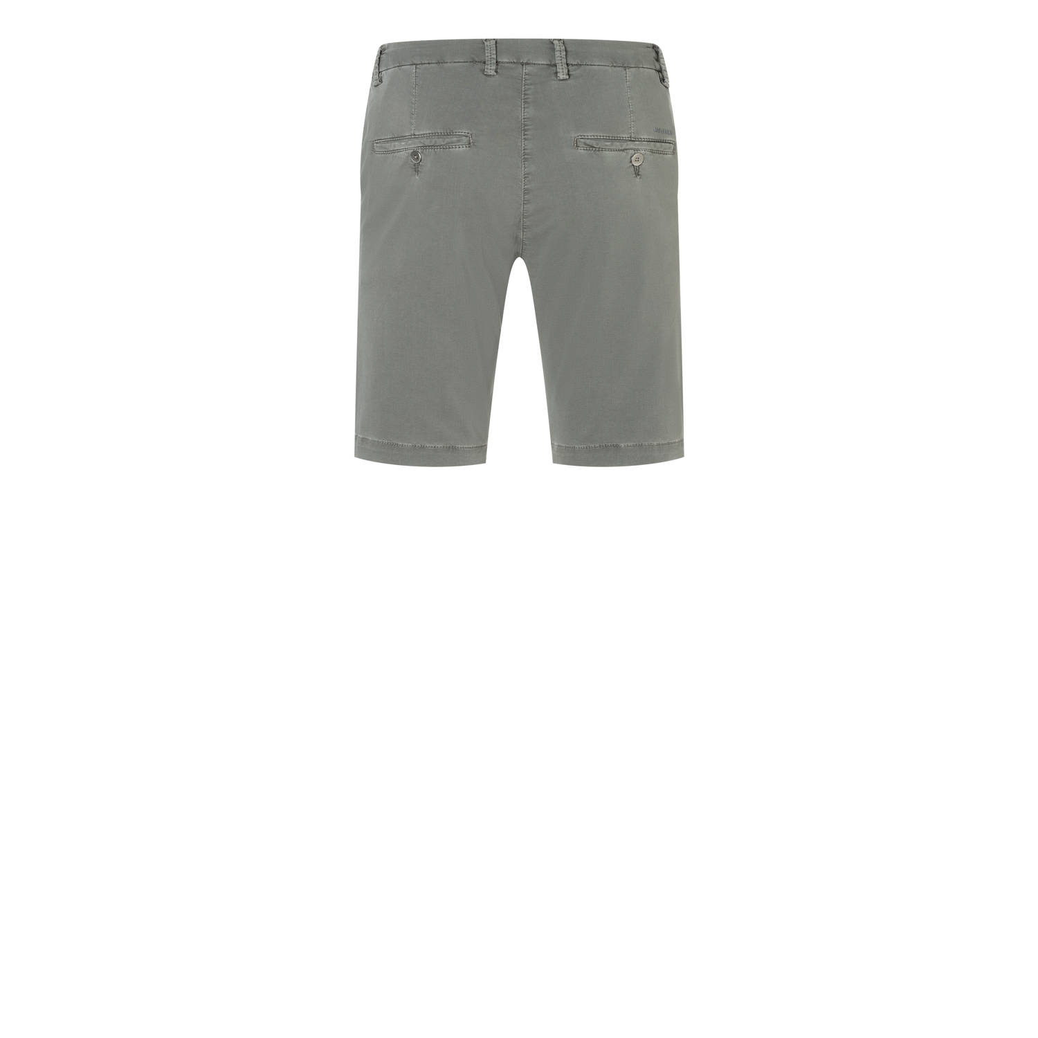MAC regular chino short grijsgroen