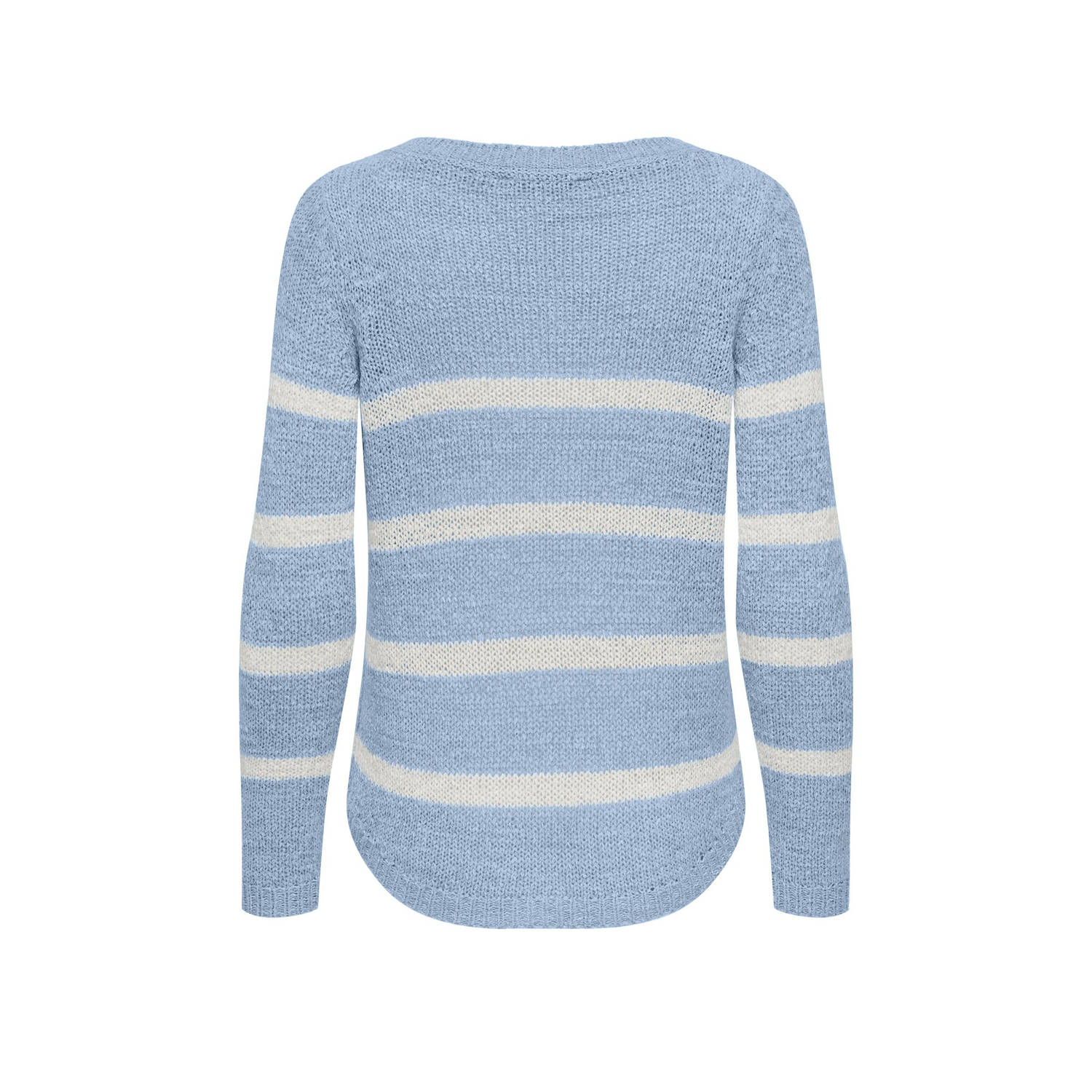 ONLY pullover lichtblauw grof gebreid