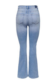 thumbnail: ONLY regular waist flared jeans light blue denim