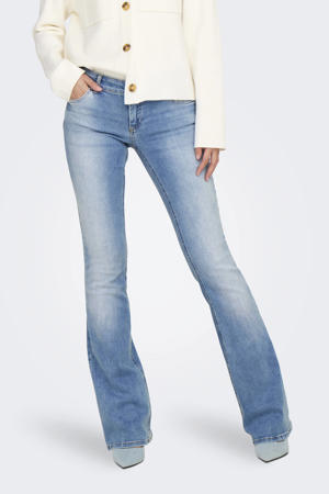 low waist flared jeans light blue denim