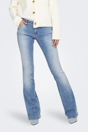 low waist flared jeans light blue denim