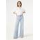 Garcia high waist wide leg jeans light blue denim