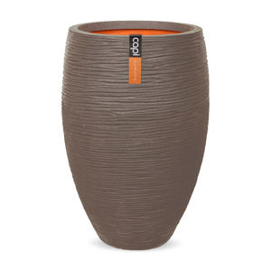vaas Rib elegant deluxe (50x72 cm) warm taupe