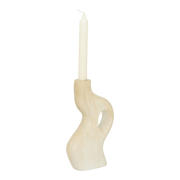 thumbnail: Urban Nature Culture kandelaar Perla grafische vorm (24 cm) (wit)