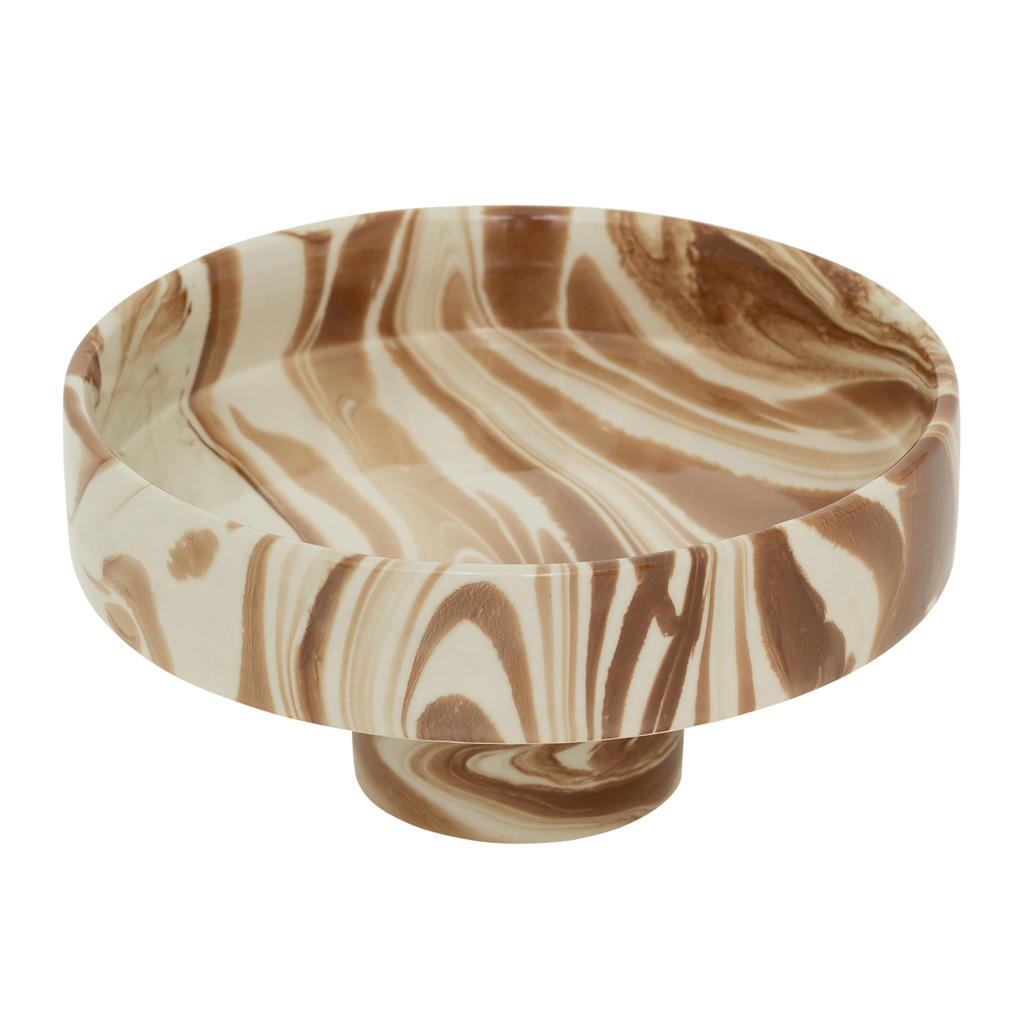 Urban Nature Culture decoratie schaal Moon bruin (26x13 cm)