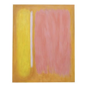 schilderij Sol roze (100x100 cm)