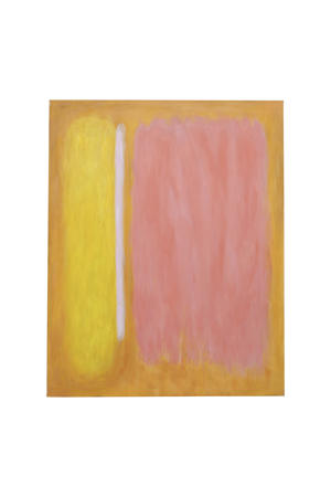 schilderij Sol roze (100x100 cm)