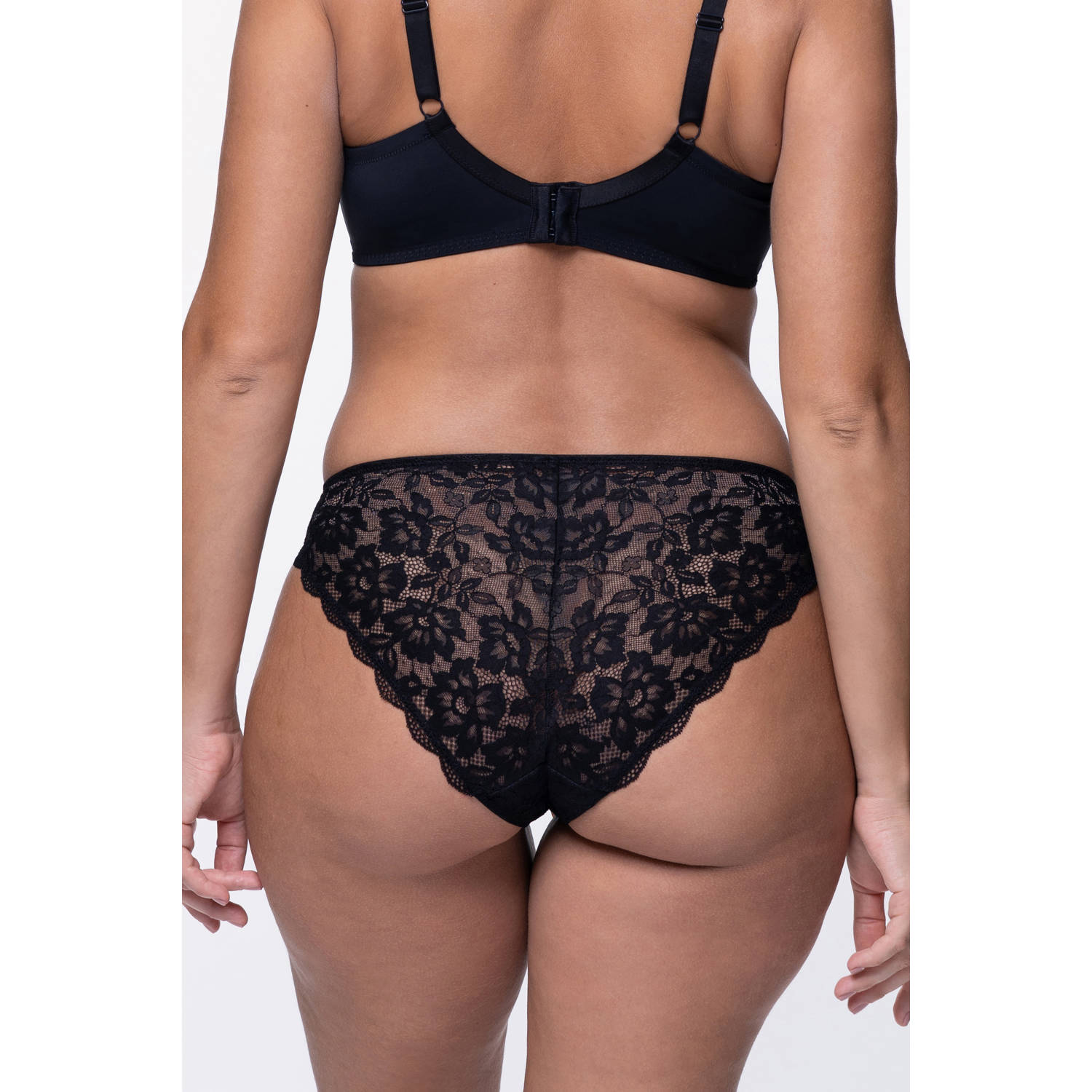 Dorina slip Myla (set van 3) zwart