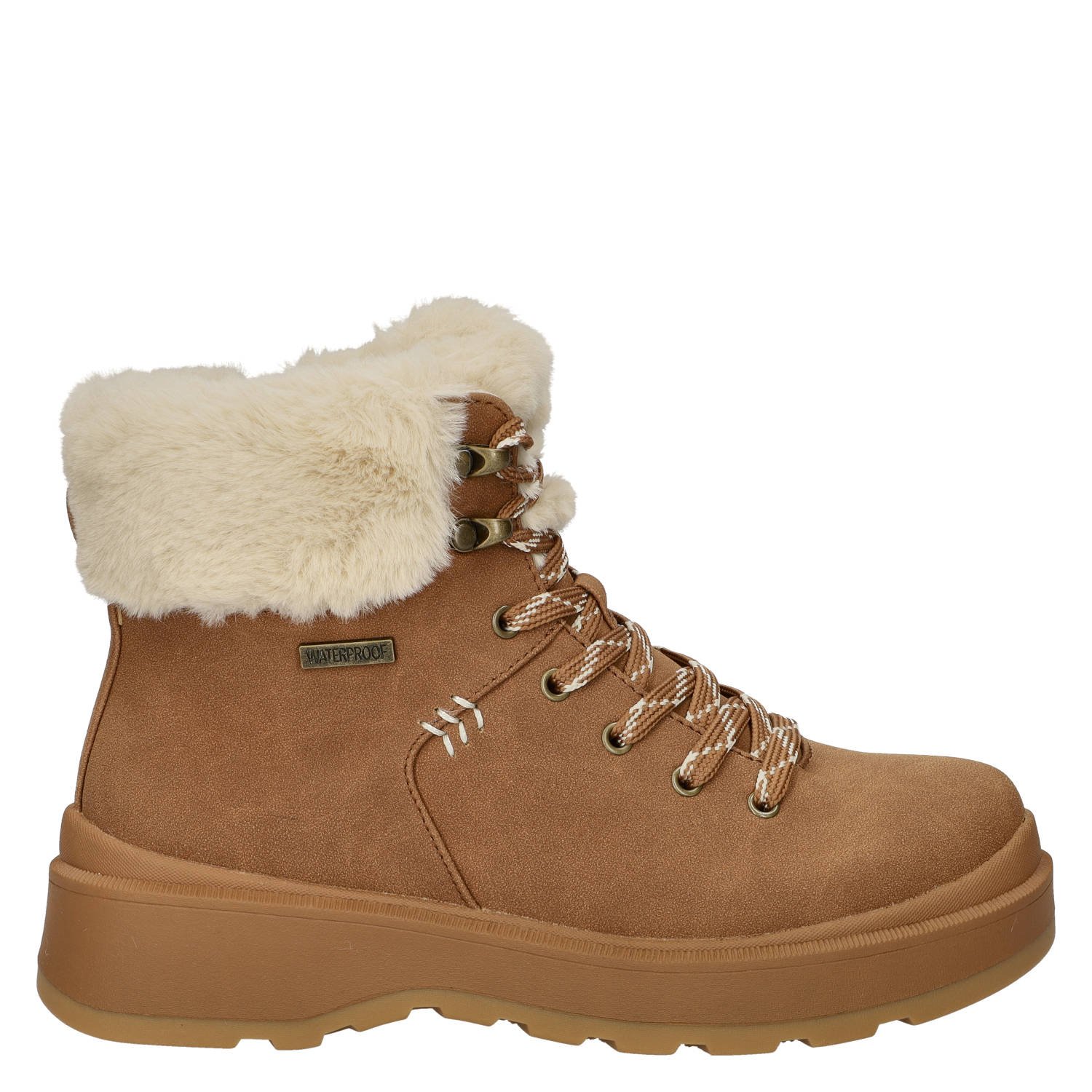 Skechers Park City gevoerde veterboots cognac