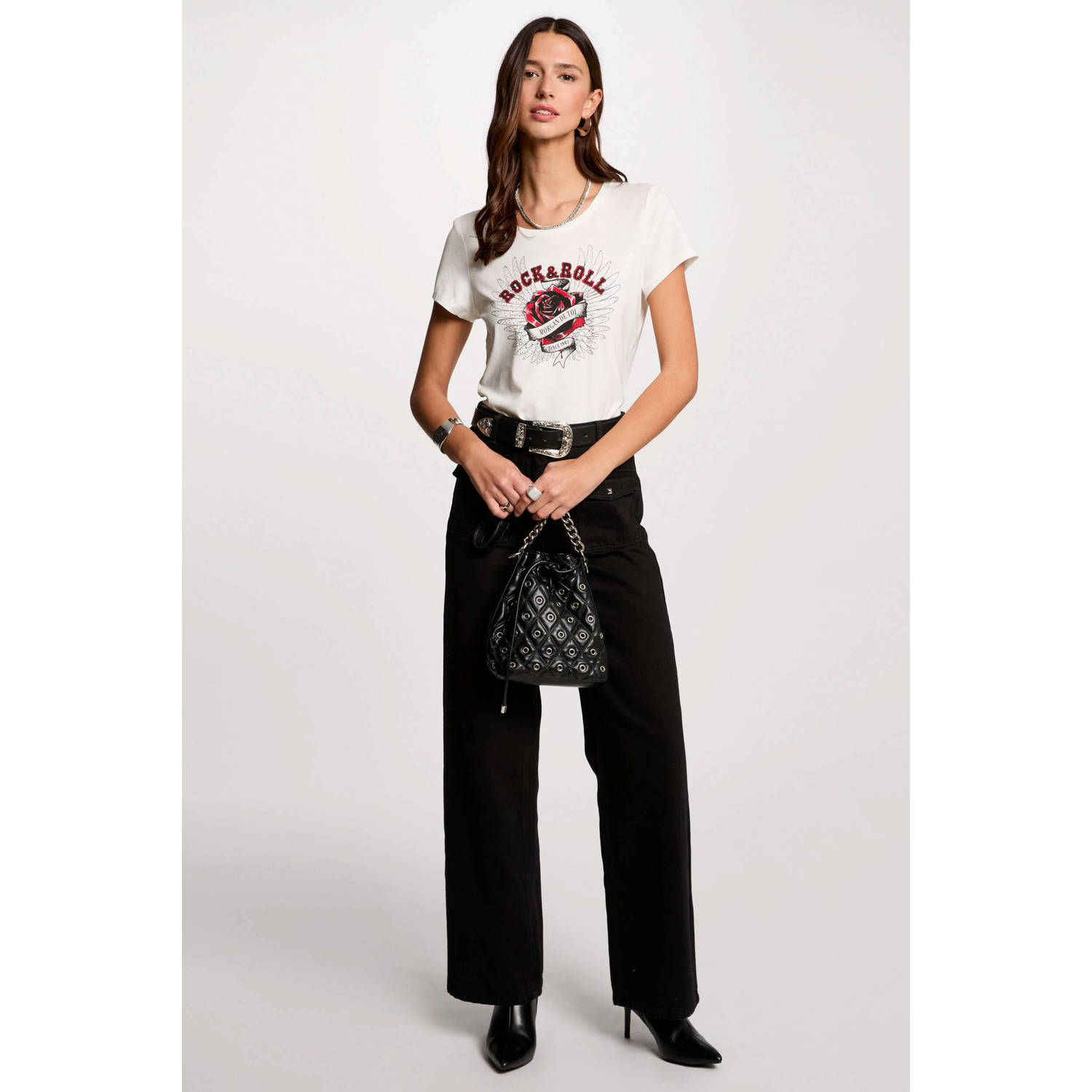 Morgan t-shirt ecru