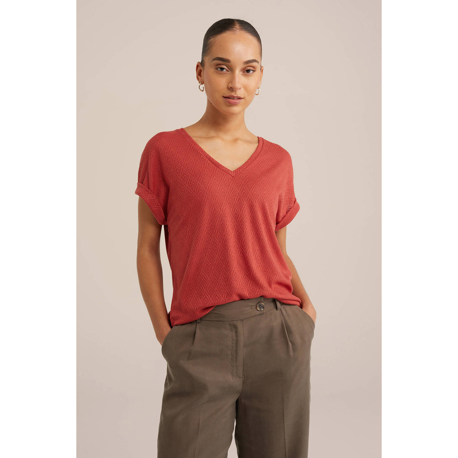 WE Fashion top rood