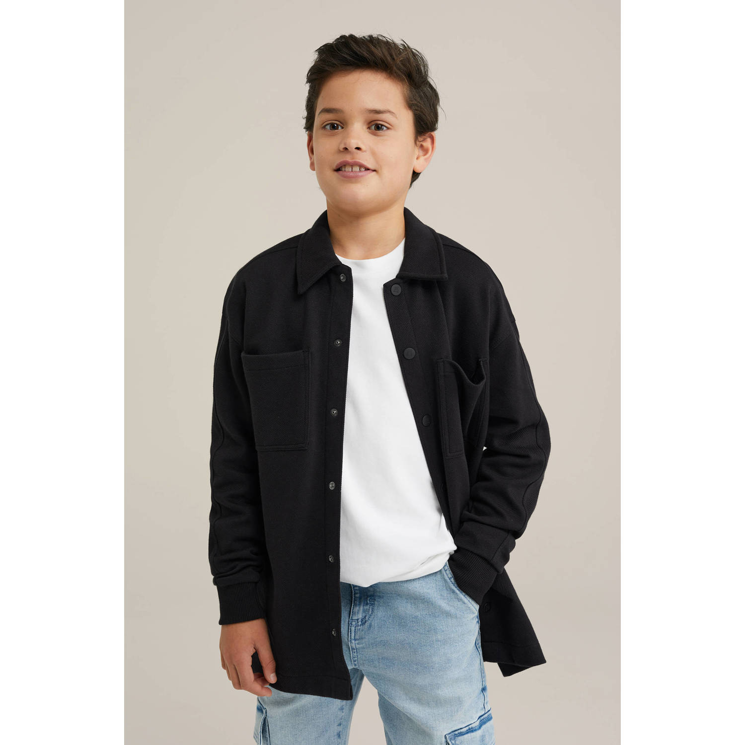 WE Fashion overhemd zwart