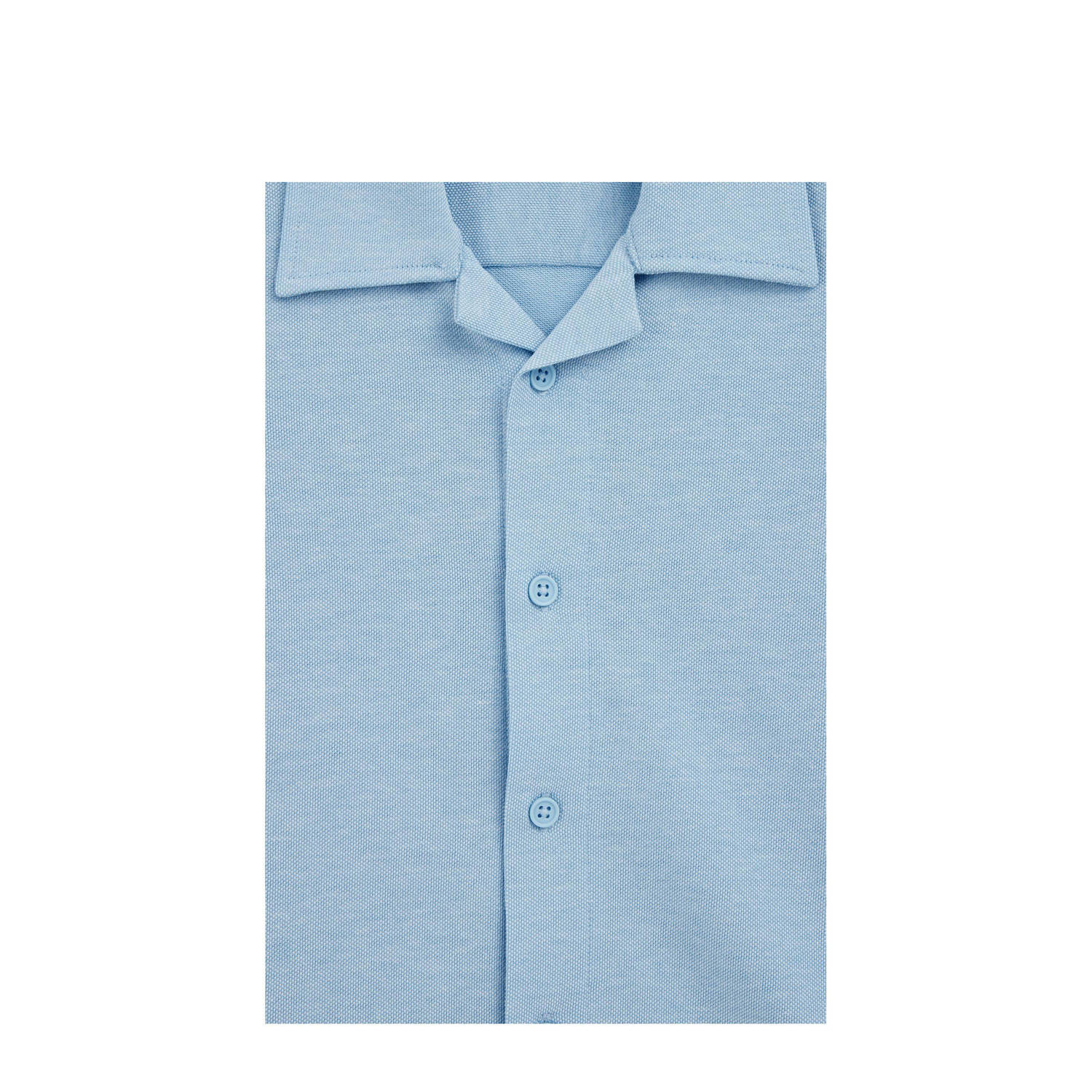 WE Fashion Blue Ridge overhemd blauw