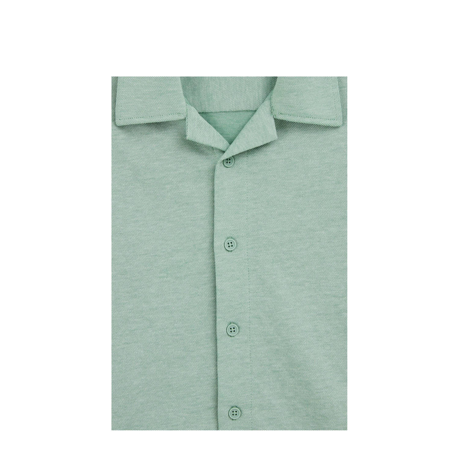 WE Fashion Blue Ridge overhemd groen