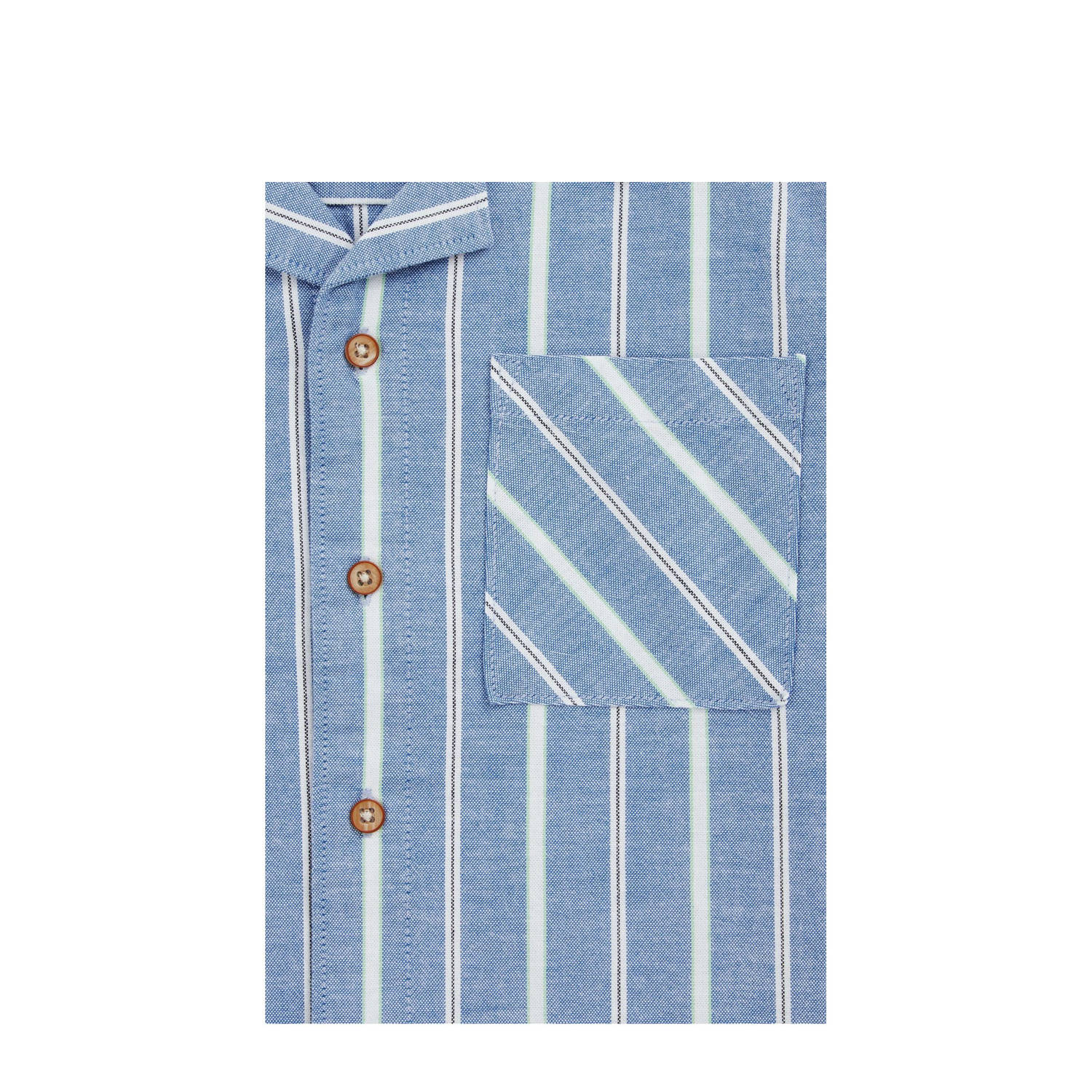 WE Fashion Blue Ridge overhemd lichtblauw