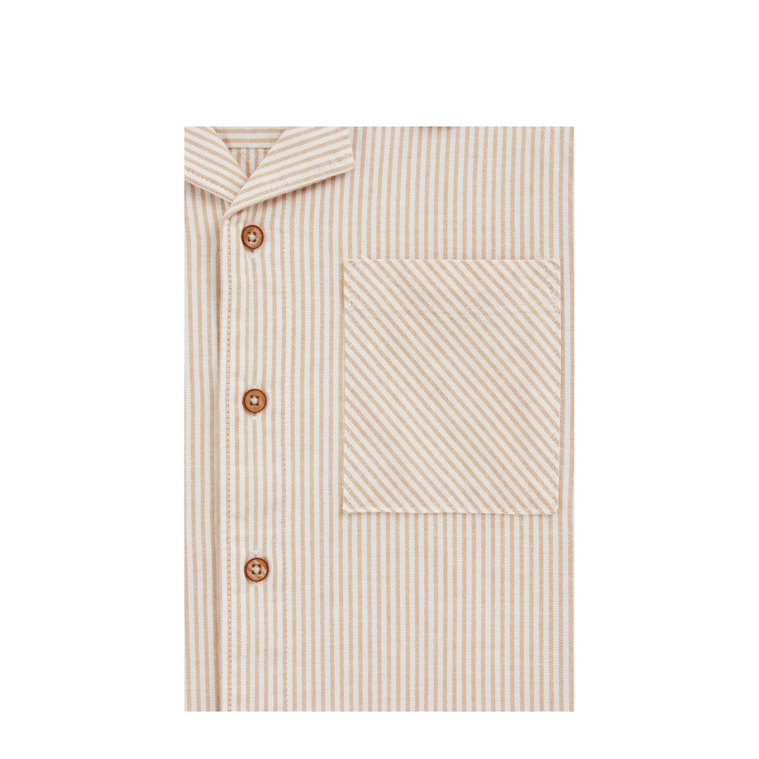 WE Fashion Blue Ridge overhemd beige