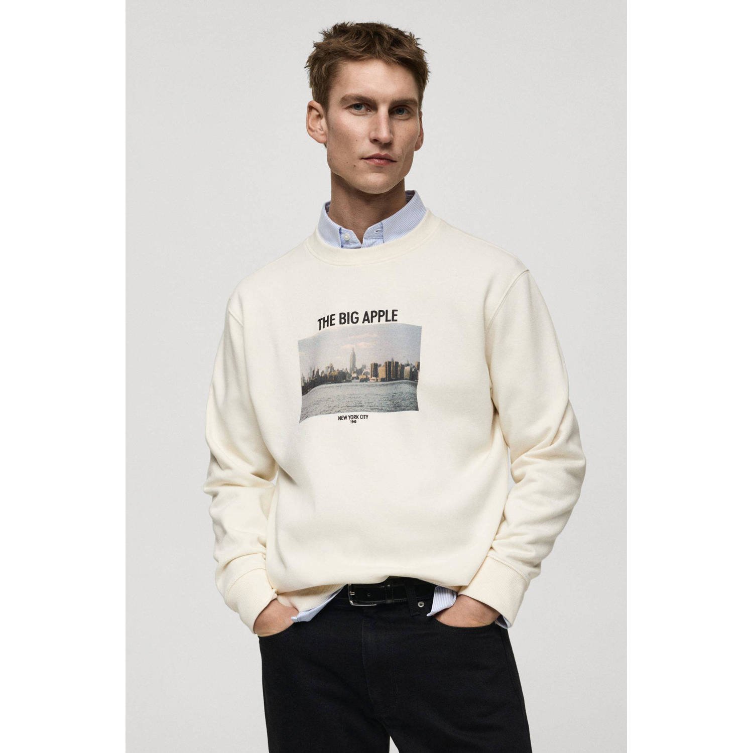 Mango Man sweater beige