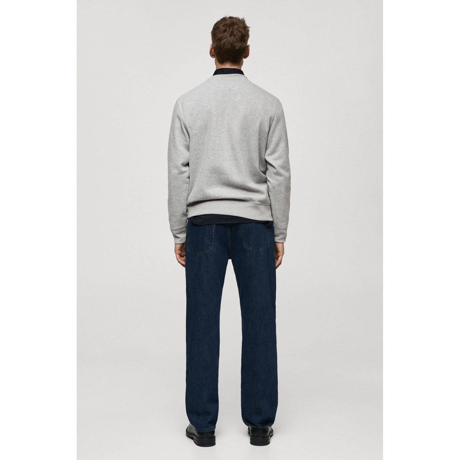 Mango Man sweater grijs