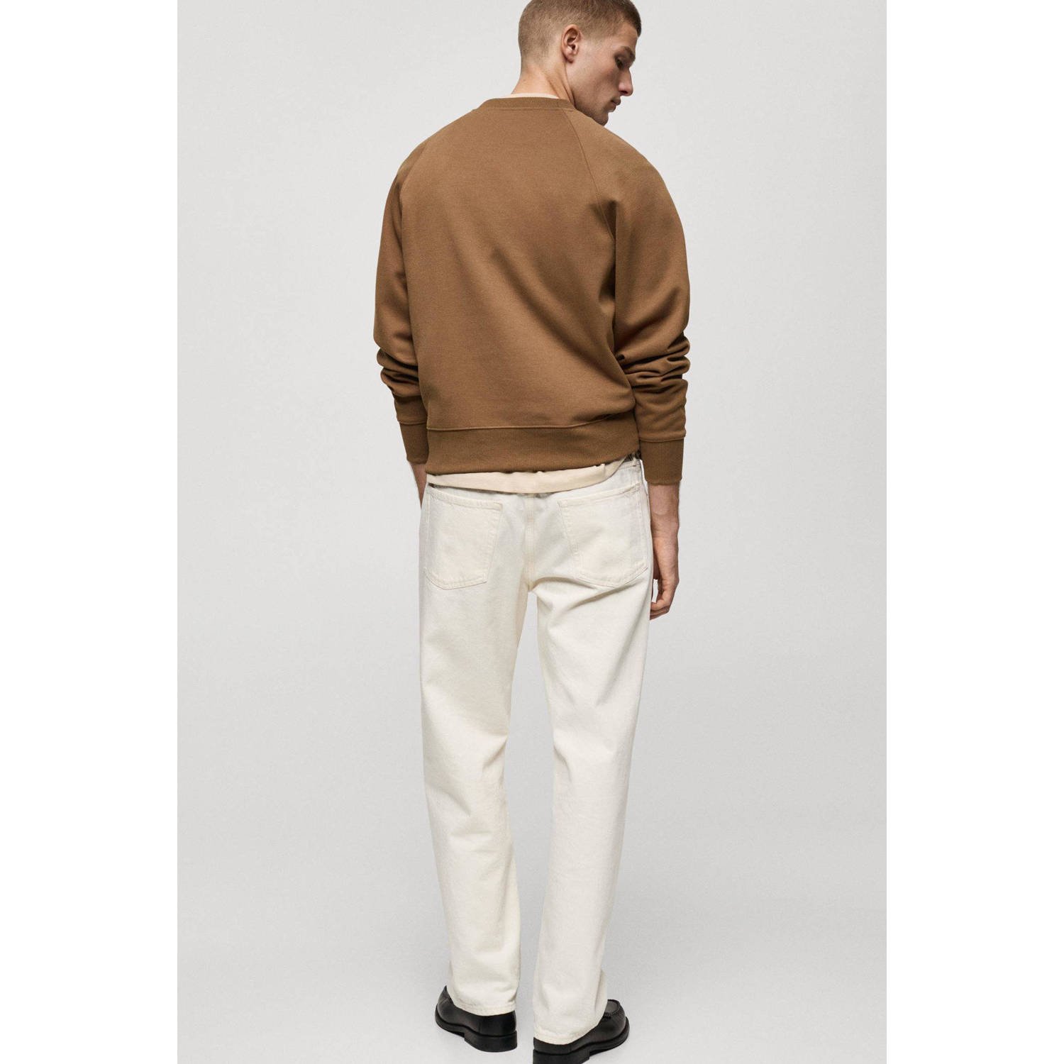 Mango Man sweater bruin