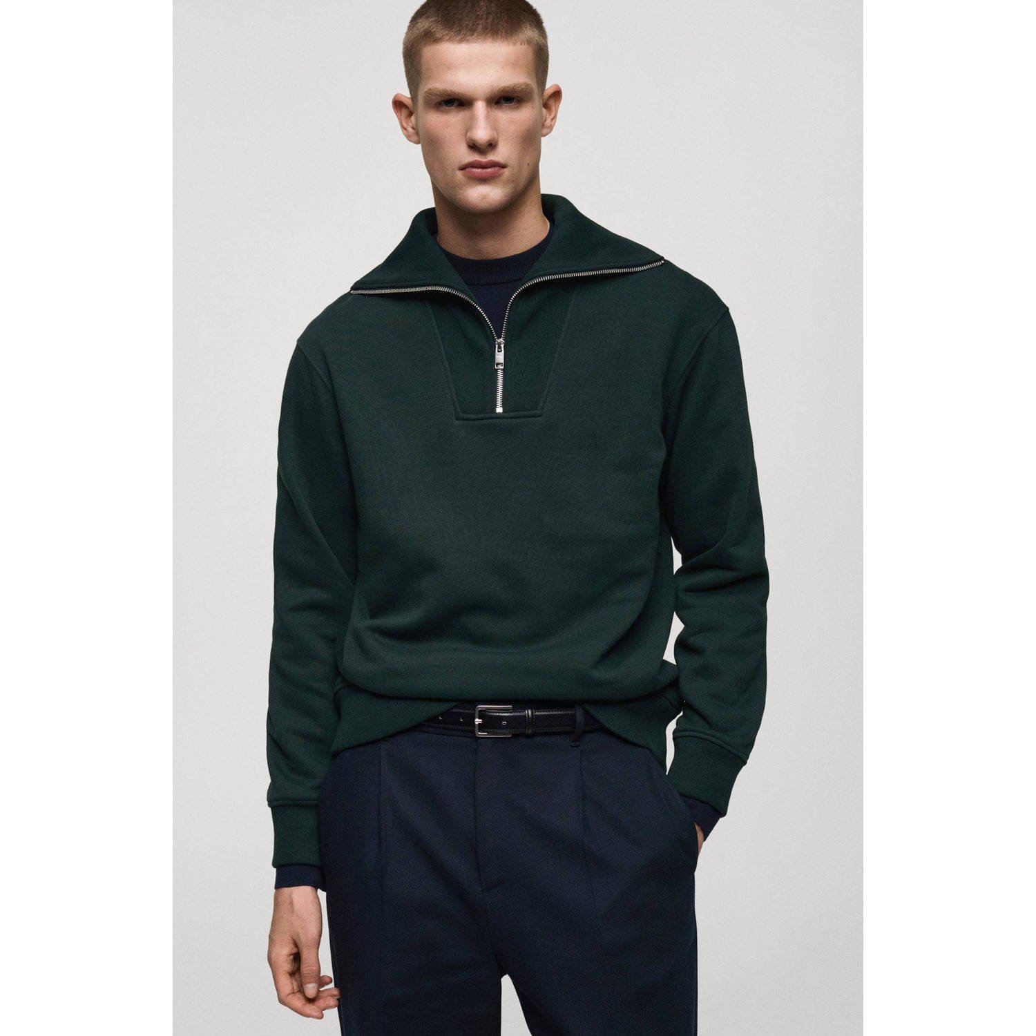 Mango Man sweater groen