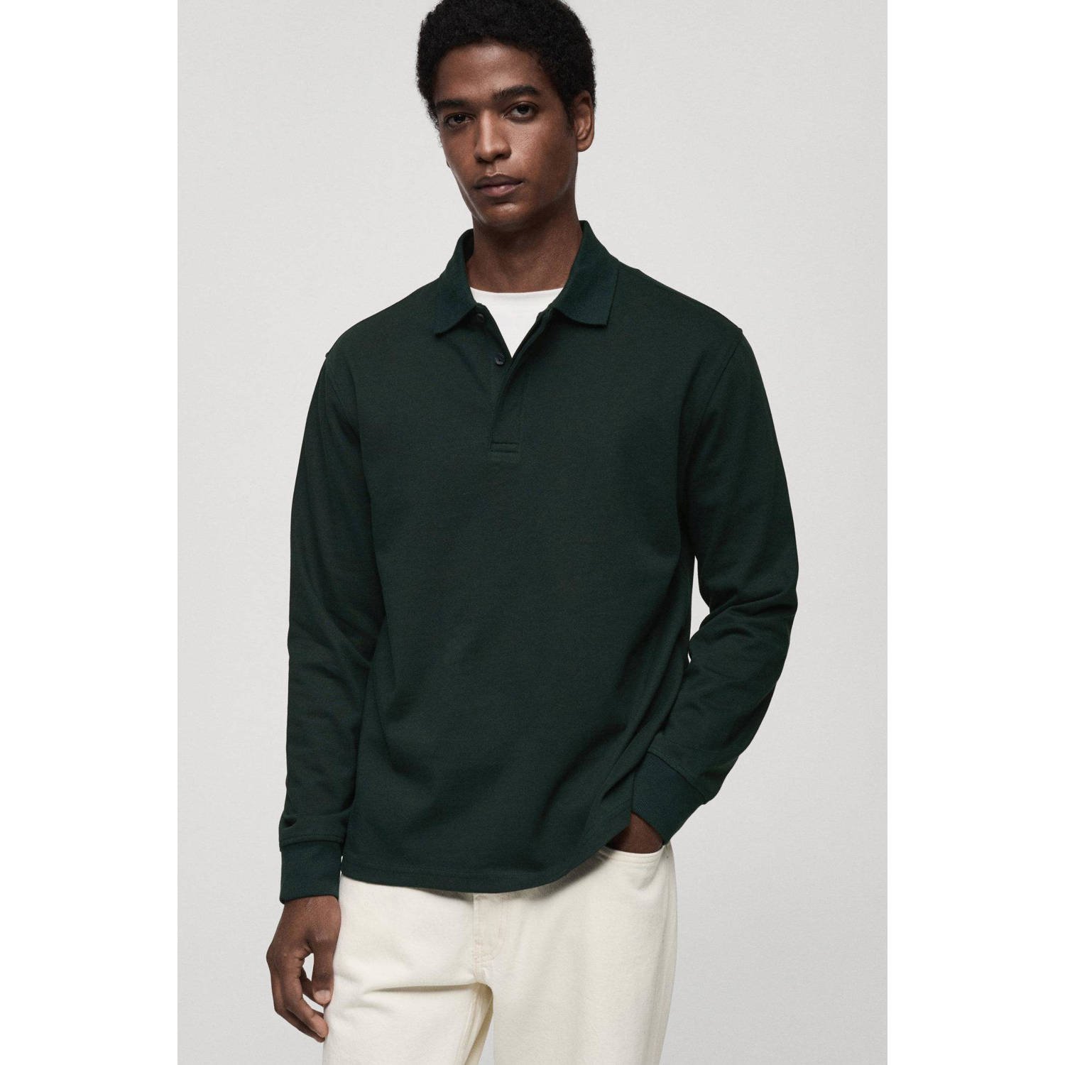 Mango Man sweater donkergroen