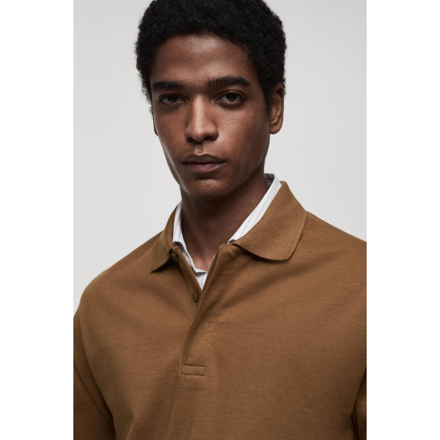 Mango Man sweater bruin