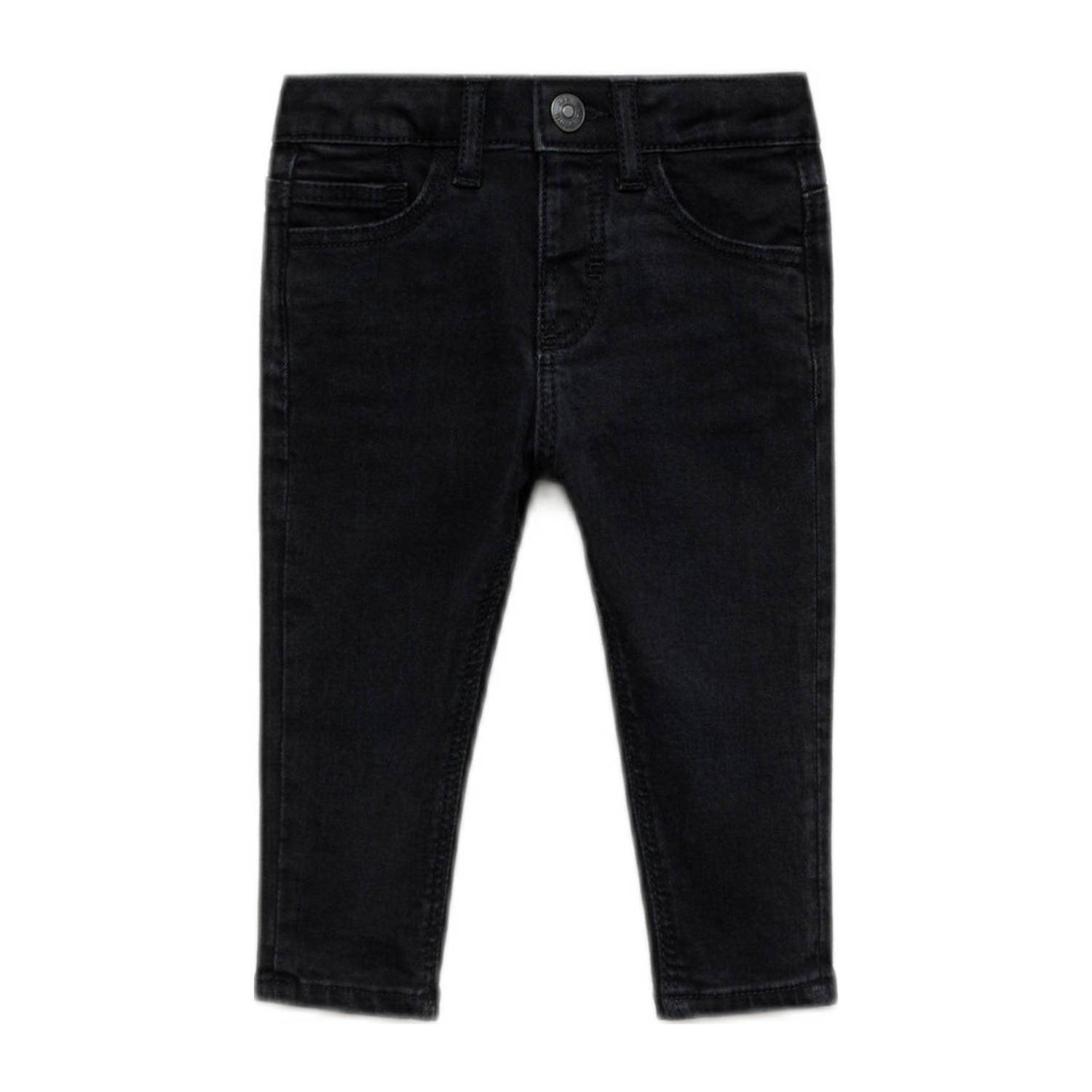 Mango Kids skinny jeans black denim