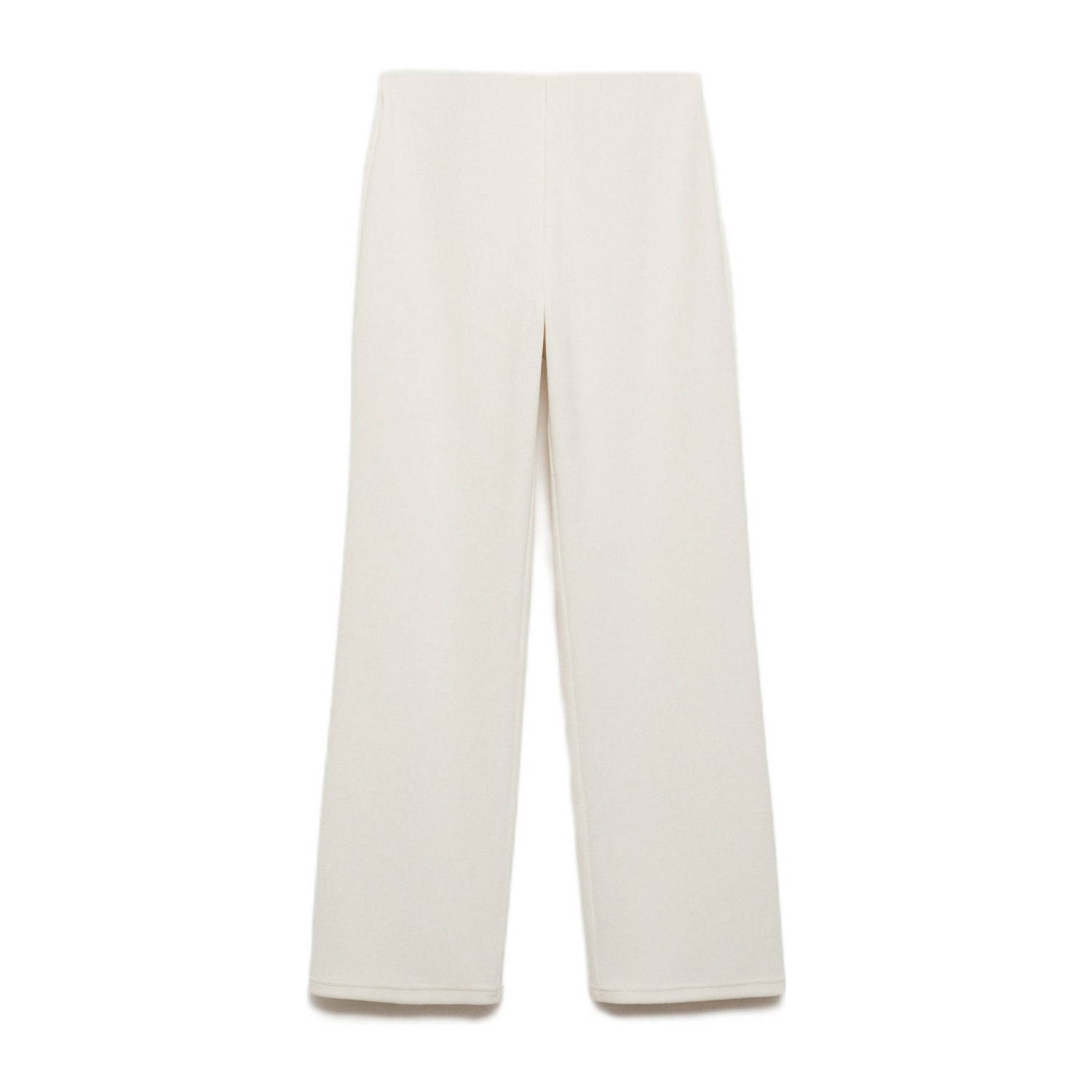 Mango regular waist broek beige