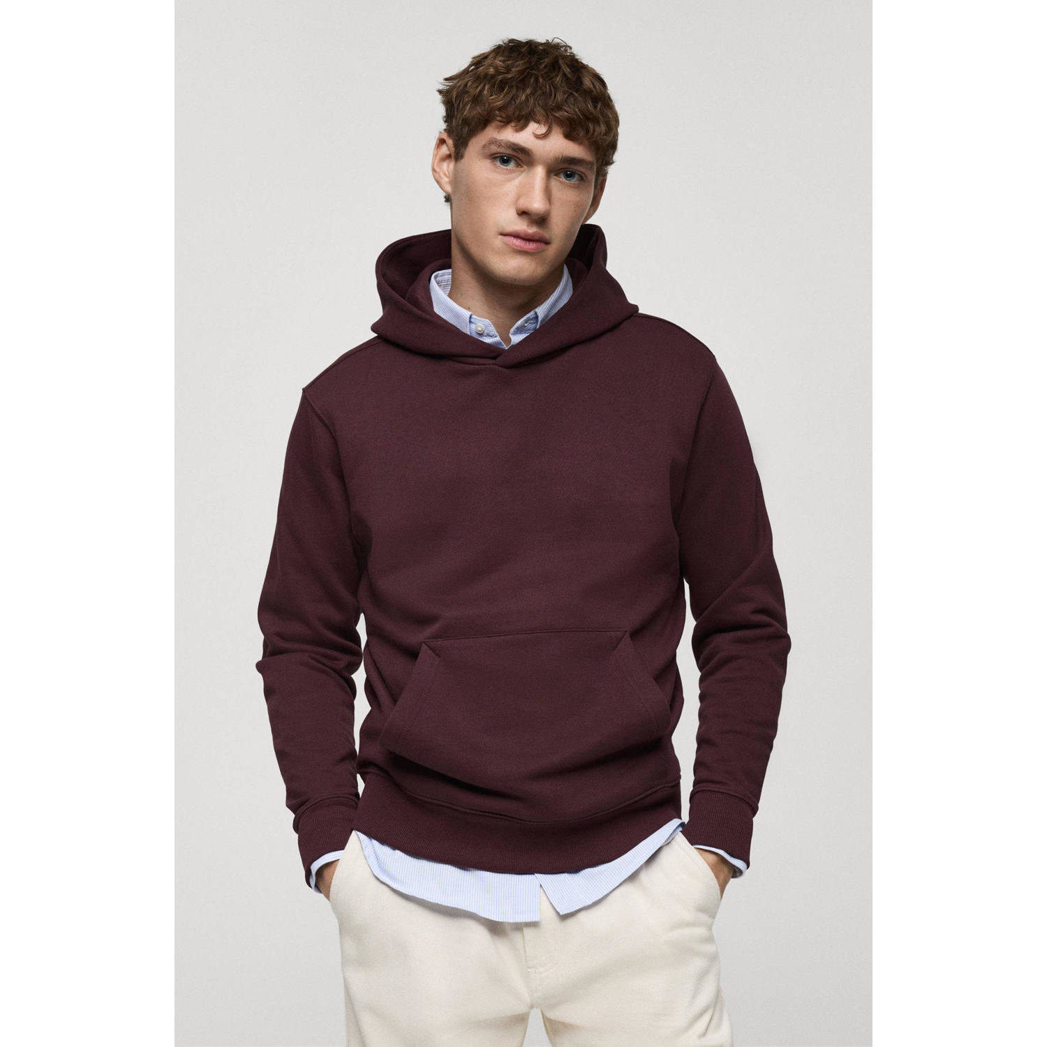 Mango Man hoodie donkerrood