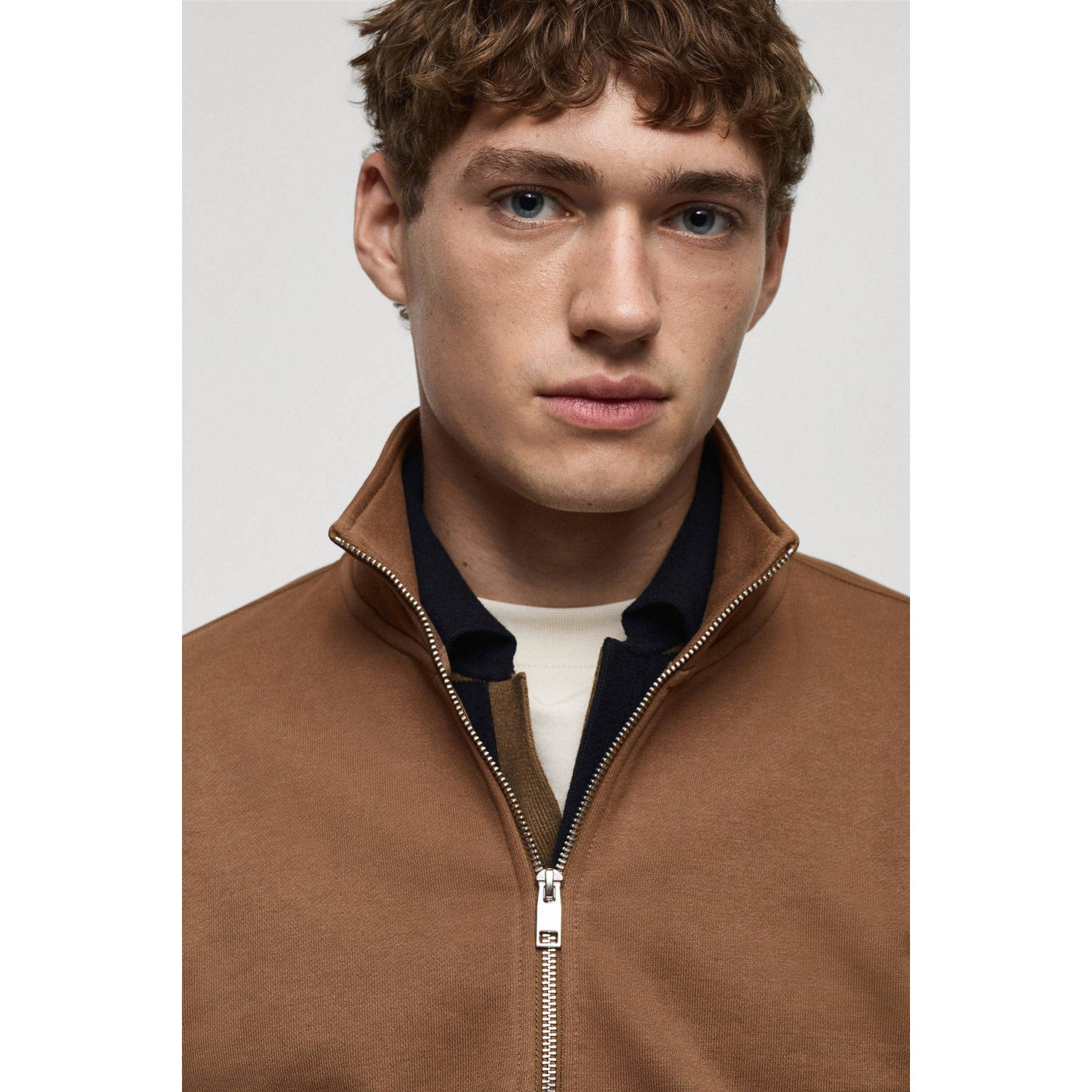 Mango Man sweater bruin