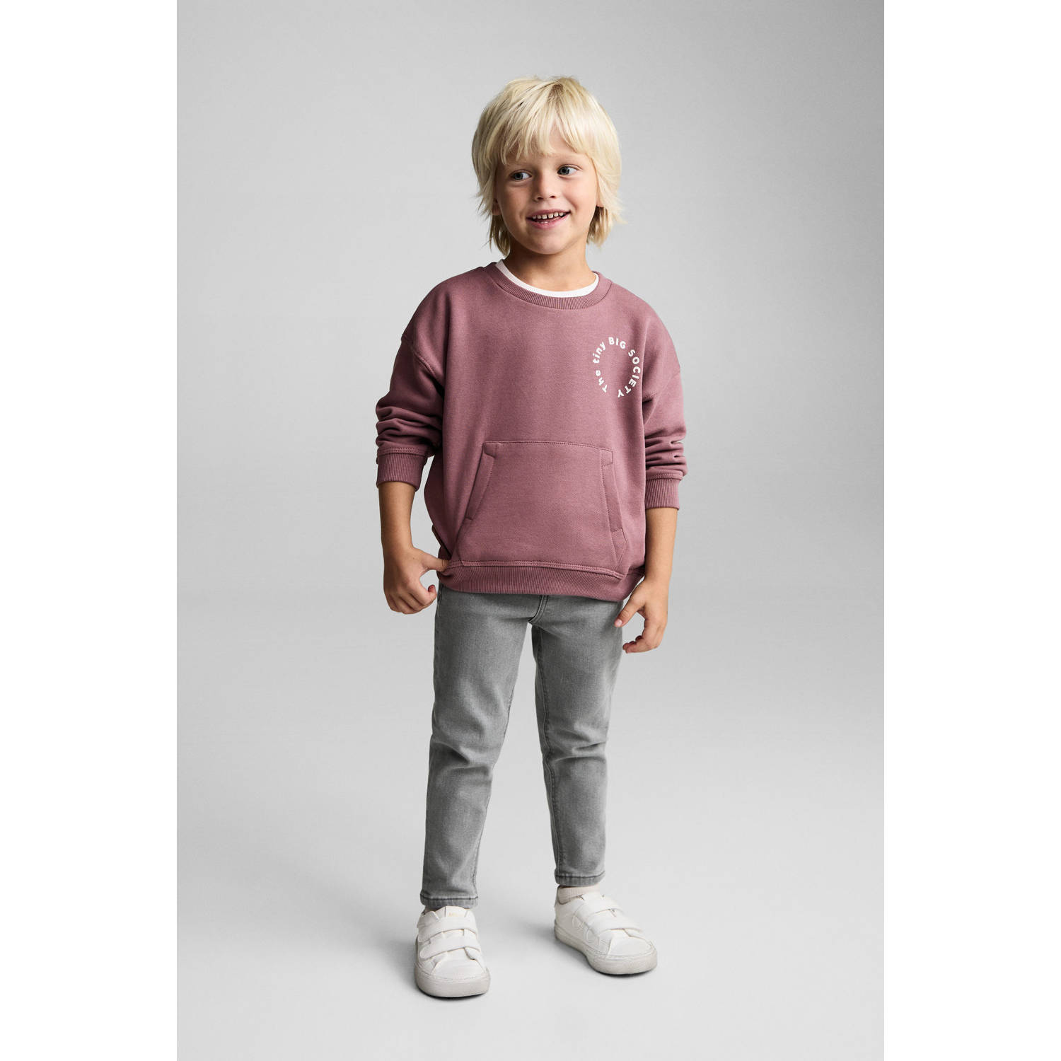 Mango Kids skinny jeans grey denim