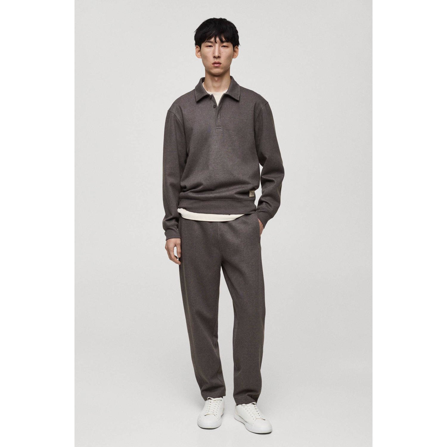 Mango Man sweater grijs