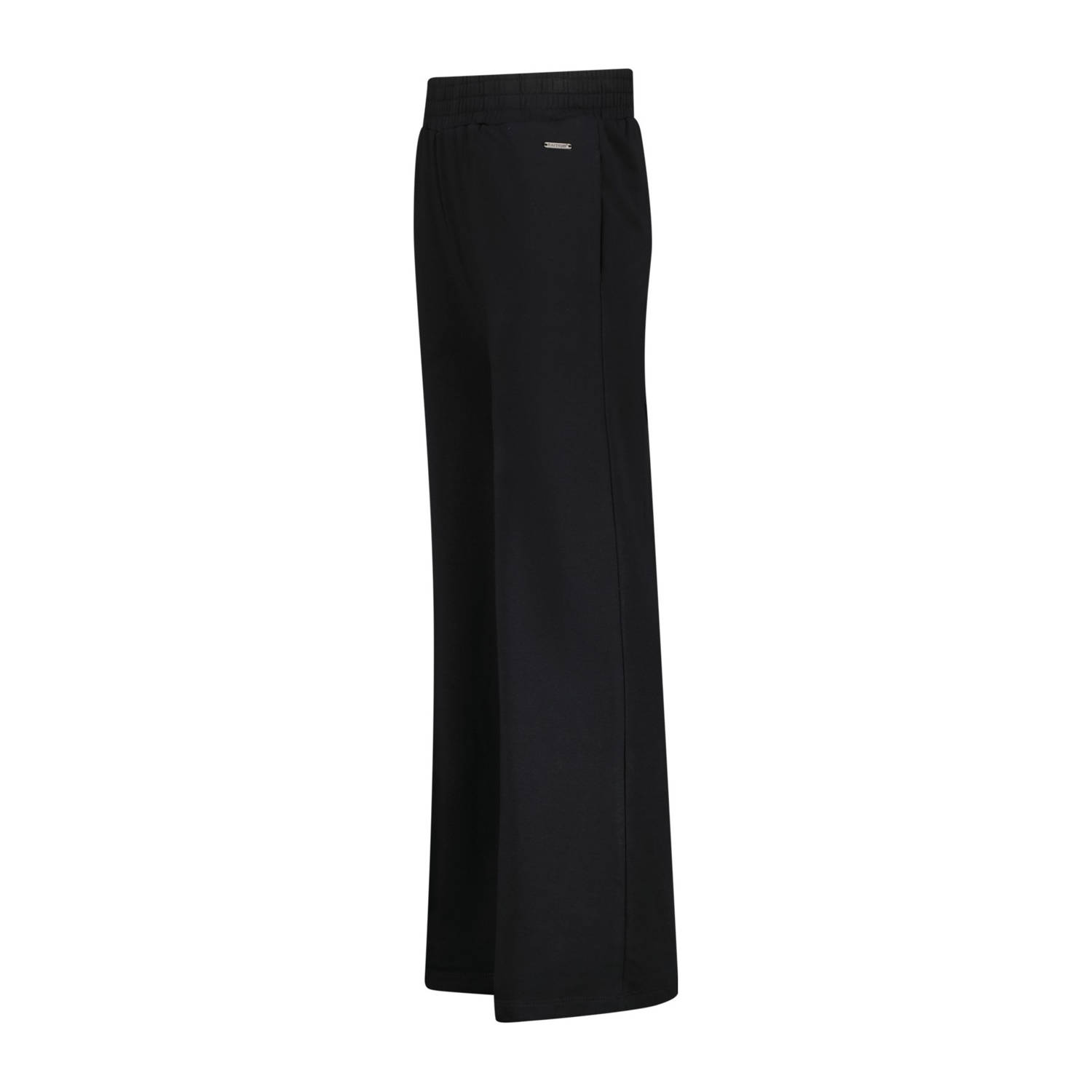 Raizzed wide leg casual broek zwart