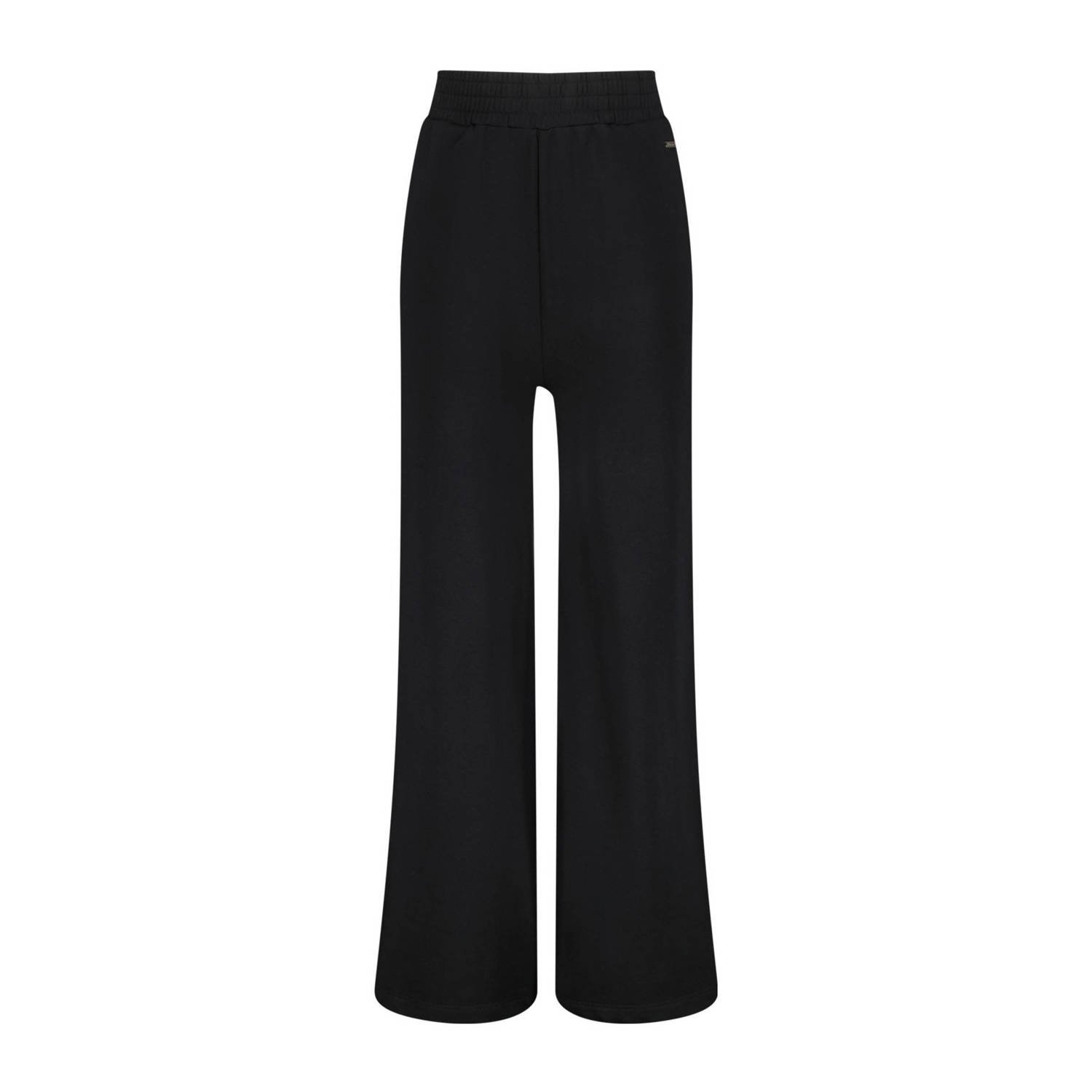 Raizzed wide leg casual broek zwart