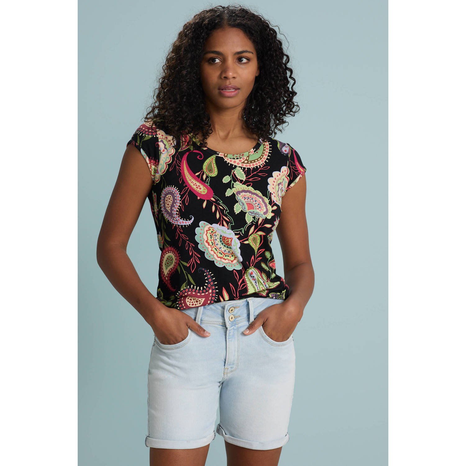 Geisha top zwart