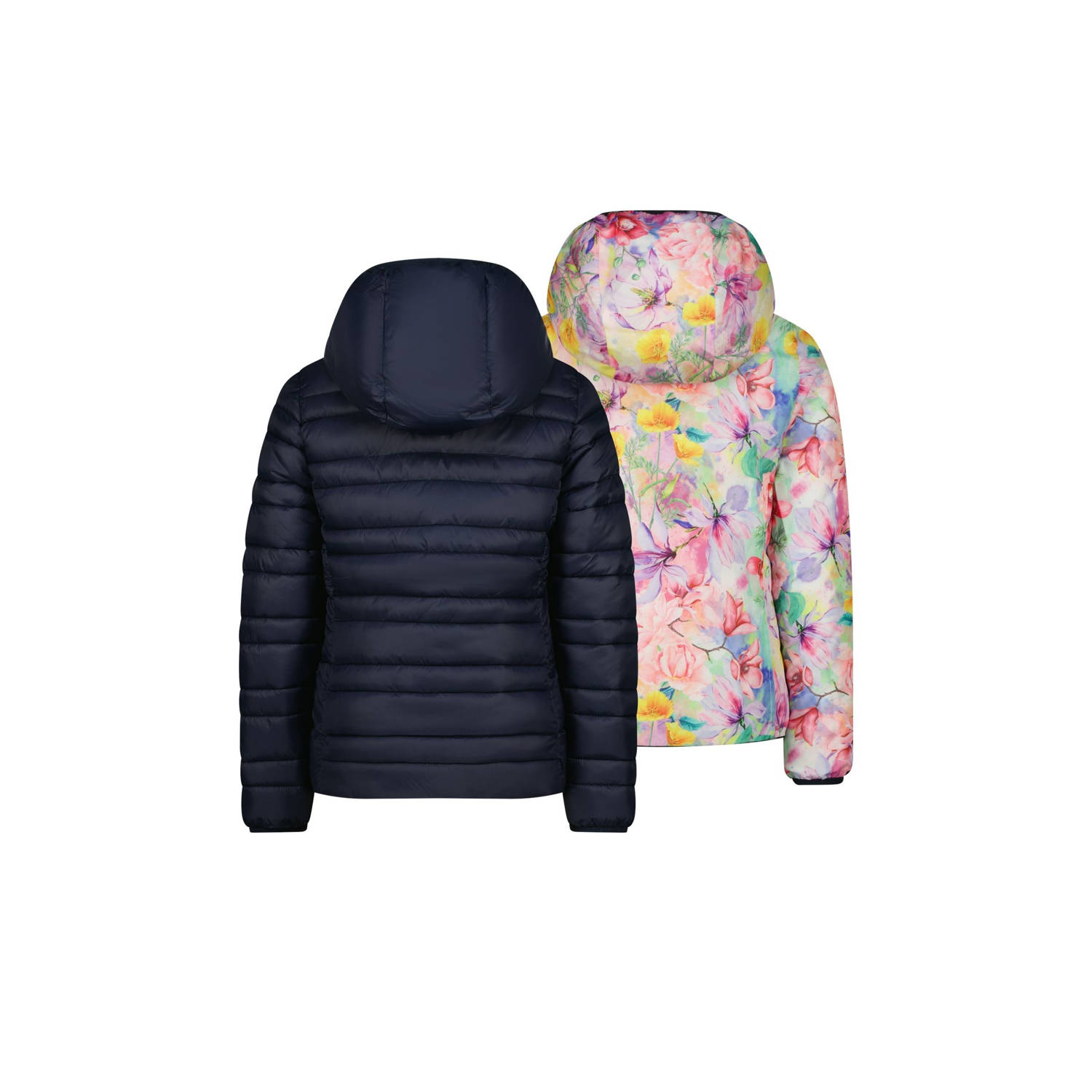 Vingino reversible jas donkerblauw