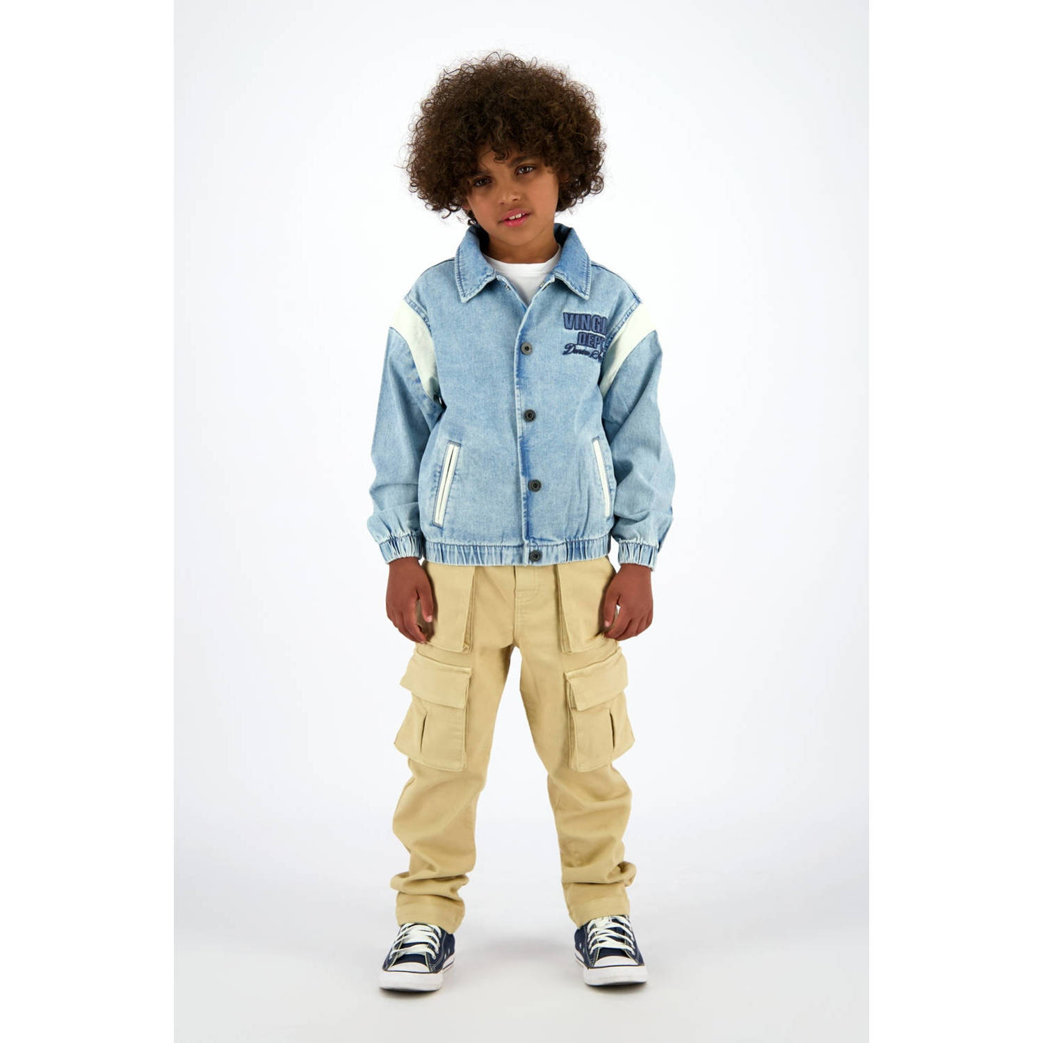 Vingino spijkerjas light blue denim