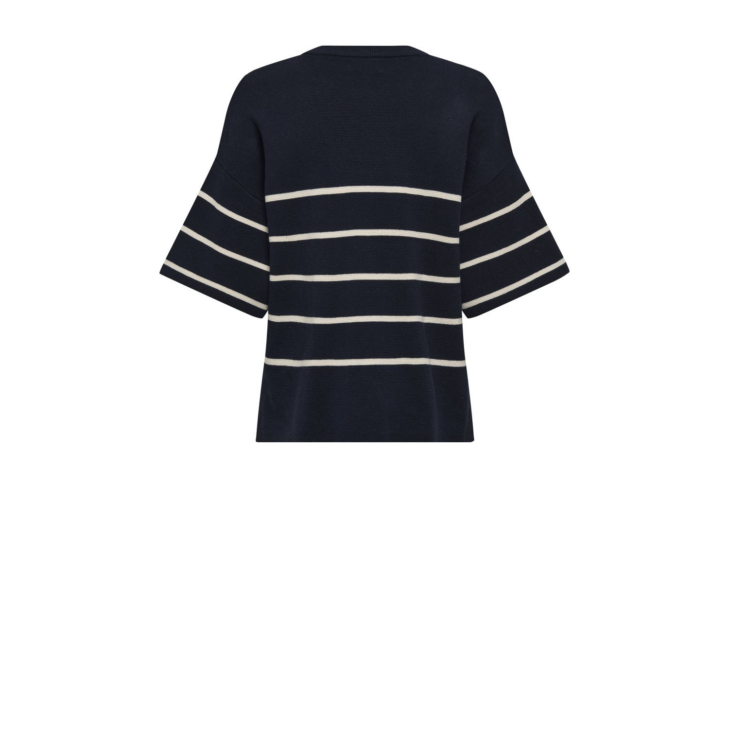 JDY trui donkerblauw fijn gebreid