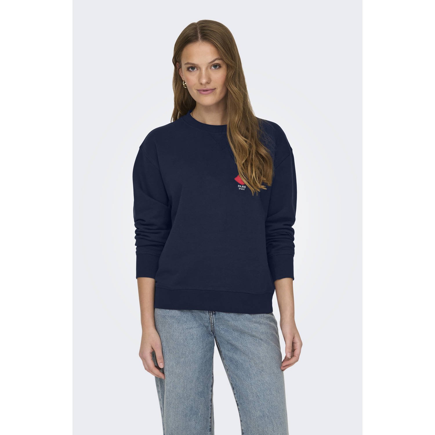 JDY sweater donkerblauw