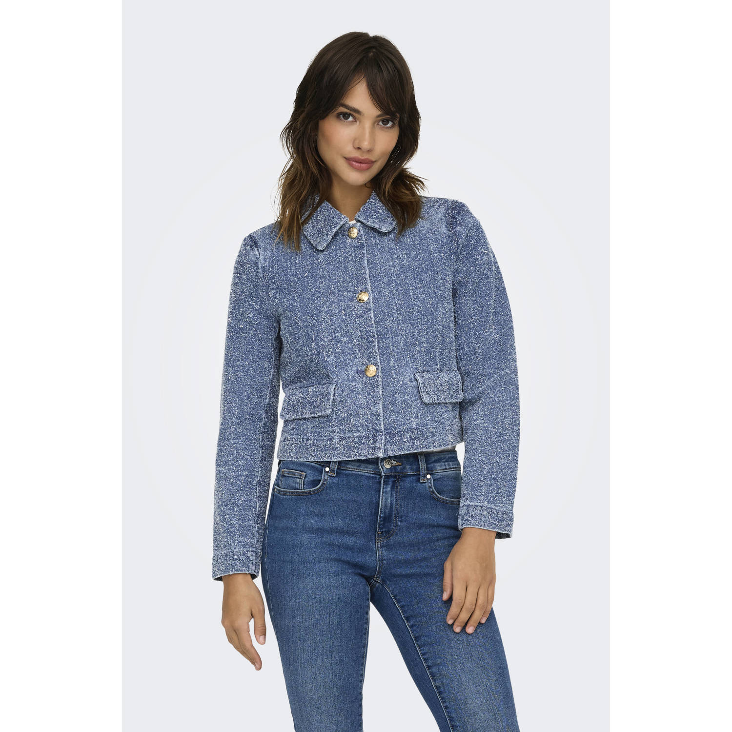 JDY spijkerjas medium blue denim