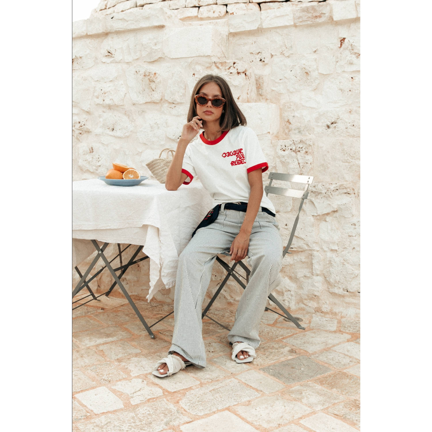 Colourful Rebel T-shirt wit