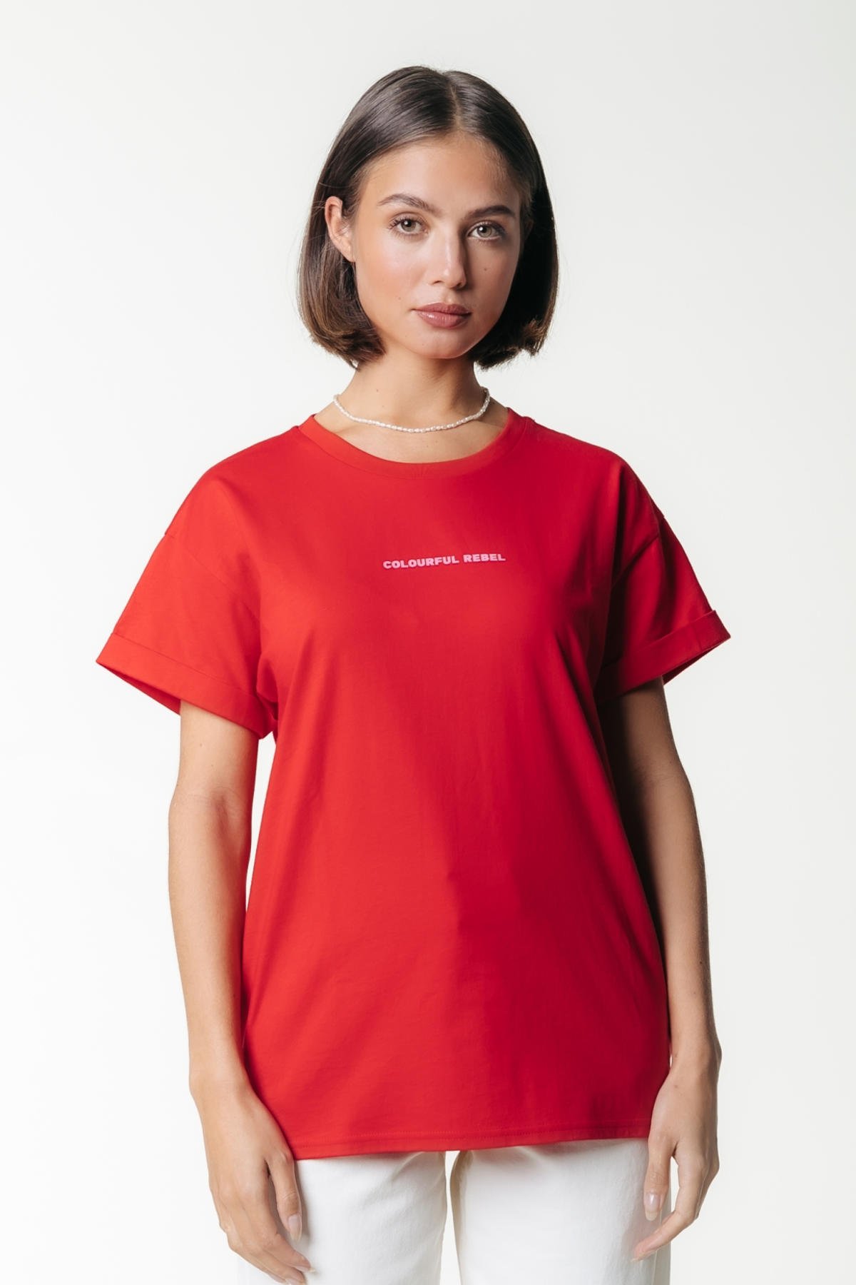 Colourful Rebel T-shirt rood kopen? Morgen in huis wehkamp