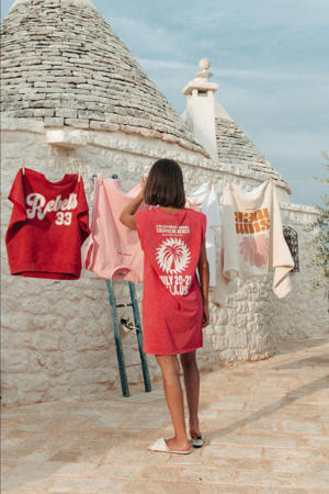t-shirtjurk rood