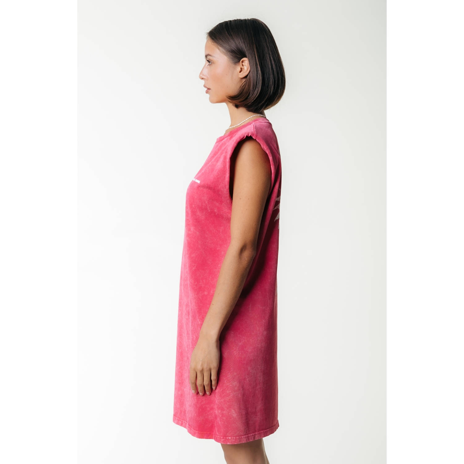 Colourful Rebel t-shirtjurk rood
